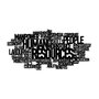 Wallity Human Resources Escultura de Pared de Metal Negra